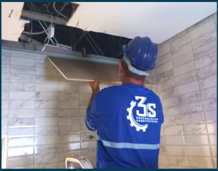 Gesso, Divisórias e Forro